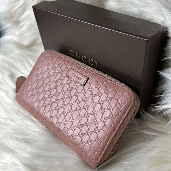 💯 Authentic Guccissima Zipped Long Wallet 🍀 - Picture 4 of 17